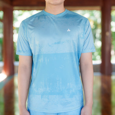 Men's Pro Performance Tech Tee with Short Sleeves and Rounded V-Neck